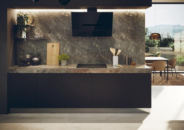 Haier Piano Cottura 5 Fuochi a Gas Larghezza 75 cm in Vetro colore Nero - HAVG75TBBP Gas On Glass Series 4