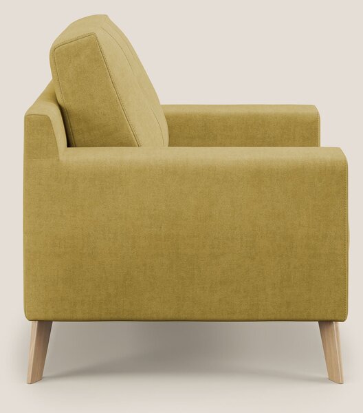 Danish poltroncina in tessuto morbido impermeabile T02 giallo