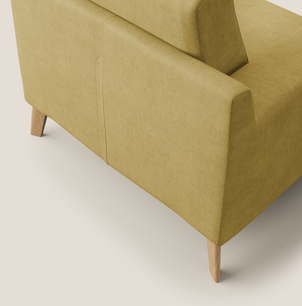 Danish poltroncina in tessuto morbido impermeabile T02 giallo