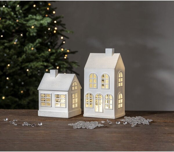 Decorazione luminosa bianca con motivo natalizio Winter - Star Trading