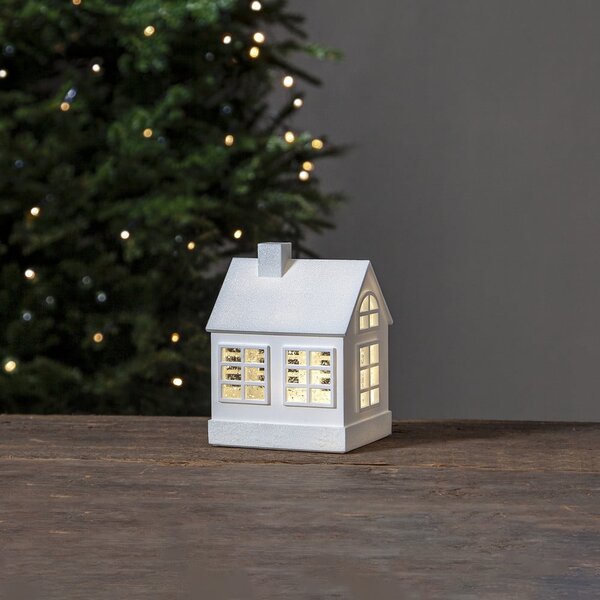 Decorazione luminosa bianca con motivo natalizio Winter - Star Trading