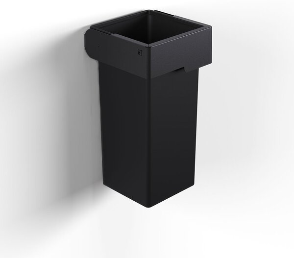 Pattumiera a Muro Contenitore da 73 L 41,5x41,5x73 cm Grigio Antracite