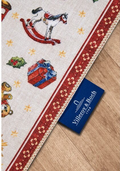 Tappeto rosso con motivo natalizio 50x80 cm Red Christmas - Villeroy&Boch