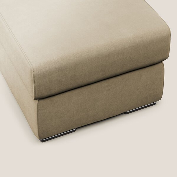 Sun pouf apribile contenitore in microfibra smacchiabile T11 beige