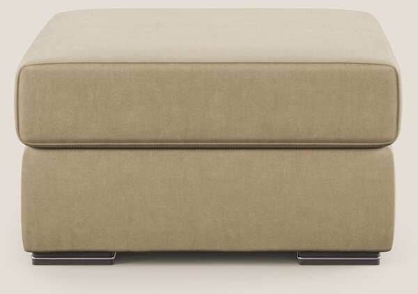 Sun pouf apribile contenitore in microfibra smacchiabile T11 beige