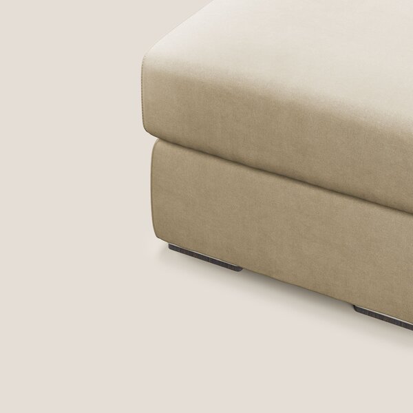 Sun pouf apribile contenitore in microfibra smacchiabile T11 beige