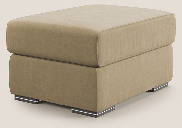Sun pouf apribile contenitore in microfibra smacchiabile T11 beige