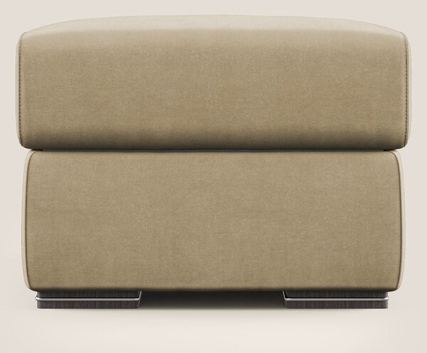 Sun pouf apribile contenitore in microfibra smacchiabile T11 beige