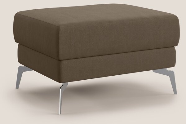 Star Pouf con piedini alti in microfibra impermeabile T11 marrone