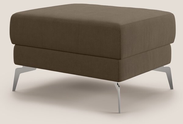 Star Pouf con piedini alti in microfibra impermeabile T11 marrone