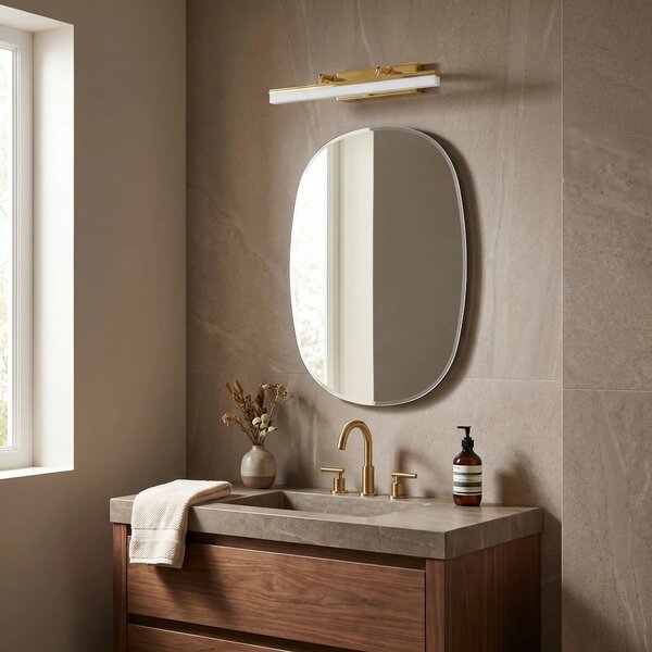 Applique da bagno LED APP1872 40 CM GOLD