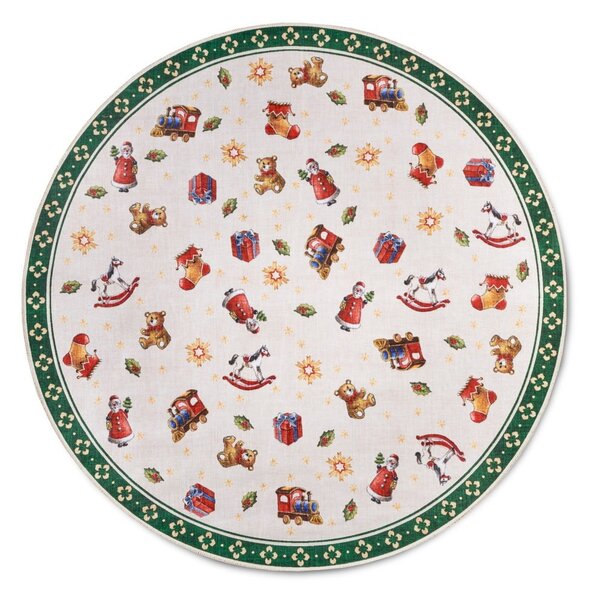 Tappeto rotondo verde con motivo natalizio ø 150 cm Green Christmas - Villeroy&Boch