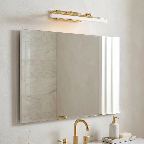 Applique da bagno LED APP1872 40 CM GOLD