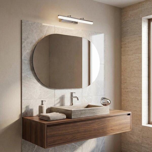 Applique da bagno LED APP1869-1W 40cm CHROME