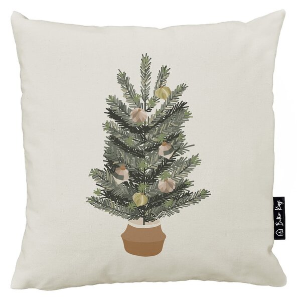 Federa decorativa a tema Natale 45x45 cm Festive Tree – Butter Kings