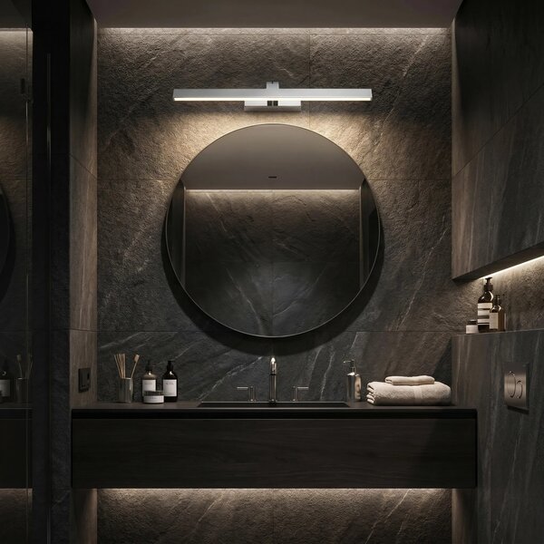 Applique da bagno LED SWE002-1W 58cm CHROME