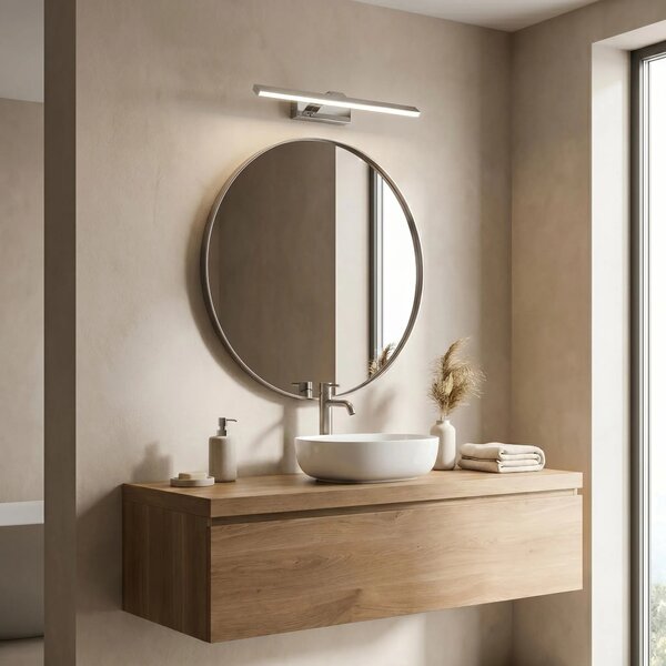 Applique da bagno LED SWE001-1W 43cm CHROME