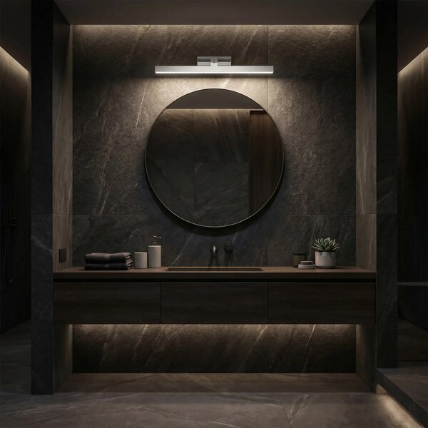 Applique da bagno LED SWE001-1W 43cm CHROME