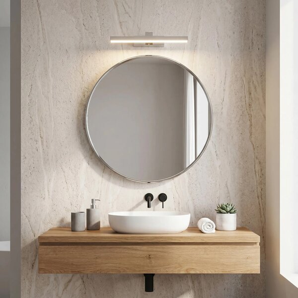 Applique da bagno LED SWE001-1W 43cm CHROME