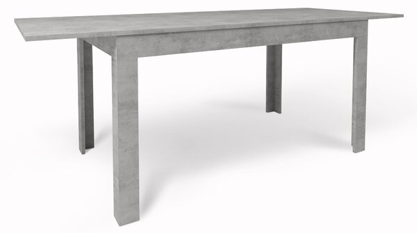 Tavolo Allungabile 140/00x80x75 cm Cemento e Cemento