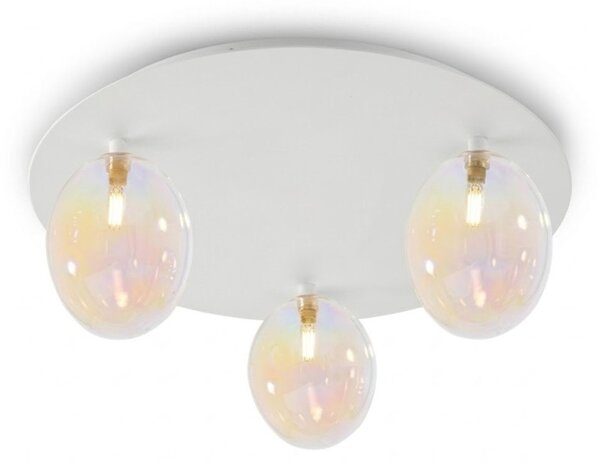 Plafoniera moderna illuminando uva g9 led pl uva 40 f3+3xve uva metallo vetro - Illuminando