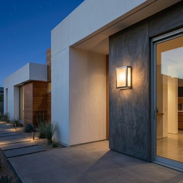 Applique moderno garden luce provenzale 509 a e27 led acciaio inox 304 - Garden Luce Srl