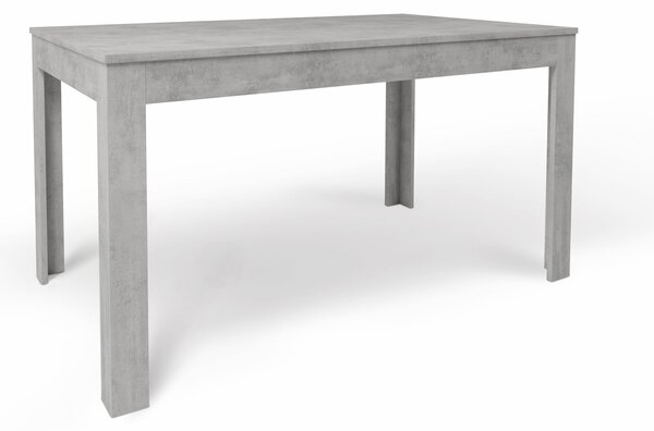 Tavolo Allungabile 140/00x80x75 cm Cemento e Cemento