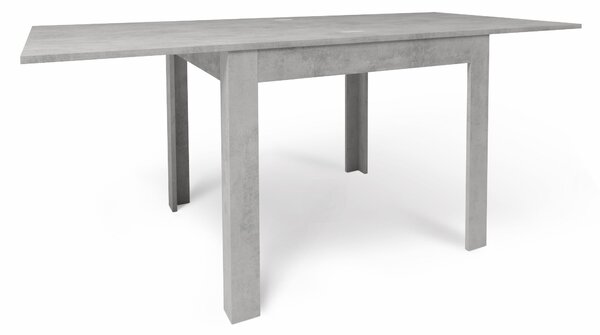 Tavolo Allungabile 90/180x90x75 cm Cemento e Cemento