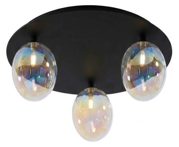 Plafoniera moderna illuminando uva g9 led pl uva 40 f3+3xve uva metallo vetro - Illuminando