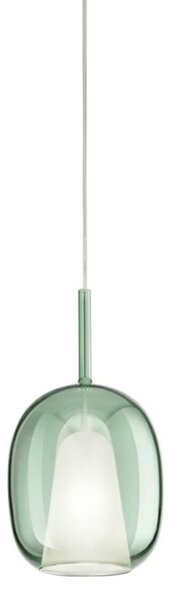 Lampadario moderno perenz illumina rain 8253+6747 cl e27 led vetro metallo - Perenz
