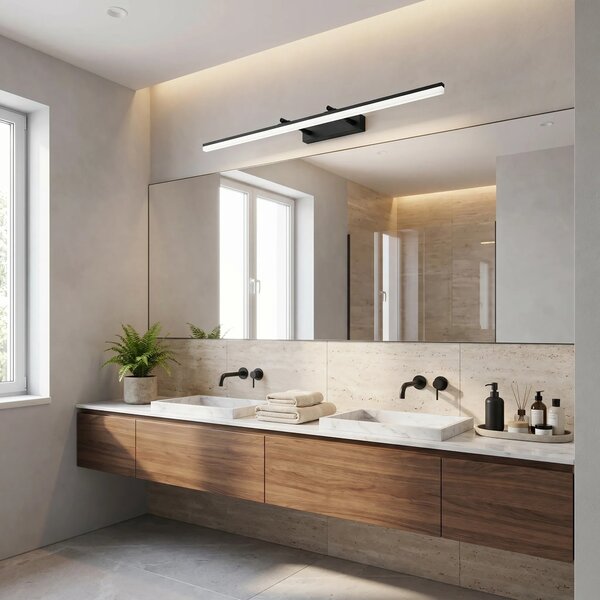 Applique da bagno LED APP1880-1W 80cm BLACK