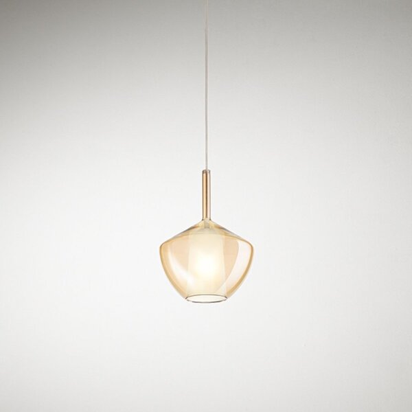 Lampadario classico perenz illumina rain 8251+6747 ob e27 led vetro metallo - Perenz