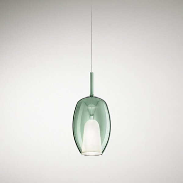 Lampadario moderno perenz illumina rain 8255+6747 cl e27 led vetro metallo - Perenz