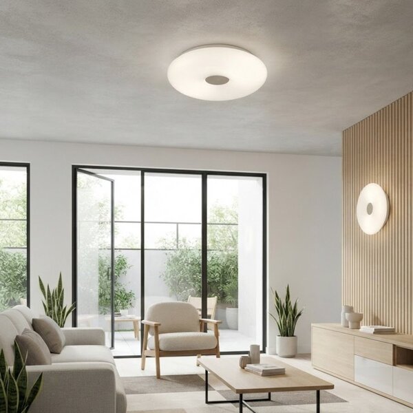Applique moderno top light benny 1217 plp e27 led metallo vetro - Top Light
