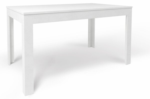Tavolo Allungabile 140/00x80x75 cm Ossido Bianco e Ossido Bianco