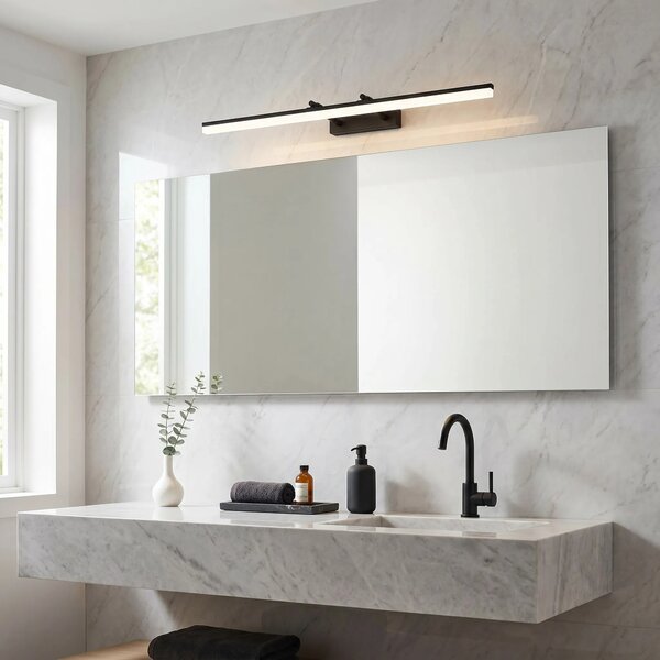 Applique da bagno LED APP1880-1W 80cm BLACK