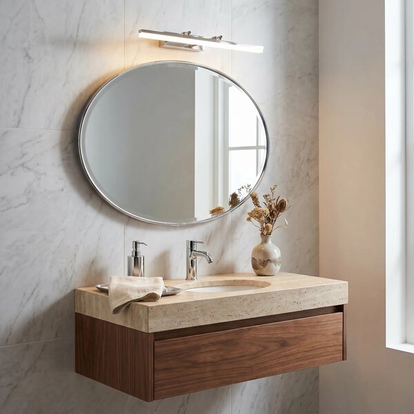 Applique da bagno LED APP1870-1W 60cm CHROME