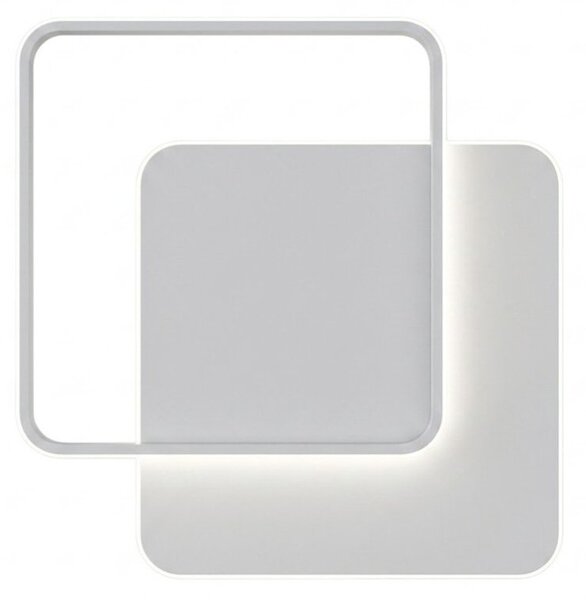 Plafoniera moderna top light earth 1241 80 led cct switch metallo - Top Light