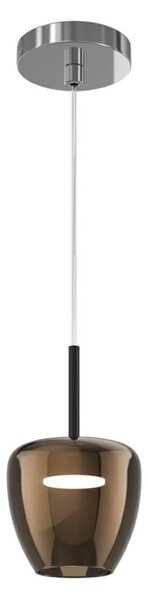 Lampadario moderno top light kylie 1236 p + r10t1 cr gx53 led metallo vetro pirex - Top Light