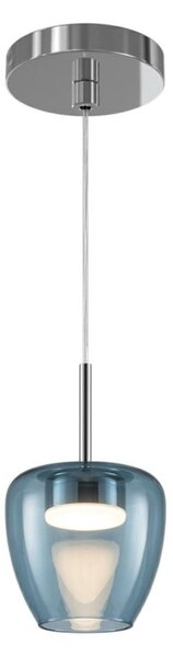 Lampadario moderno top light kylie 1236 p + r10t1 cr gx53 led metallo vetro pirex - Top Light