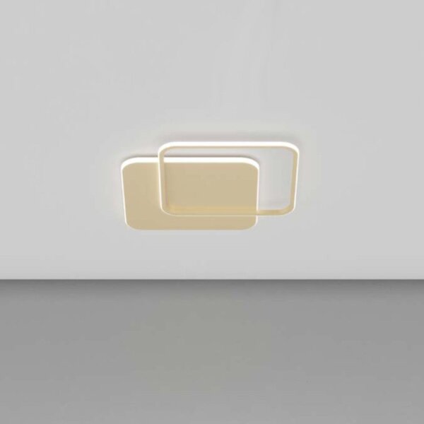 Plafoniera moderna top light earth 1241 60 led cct switch metallo - Top Light