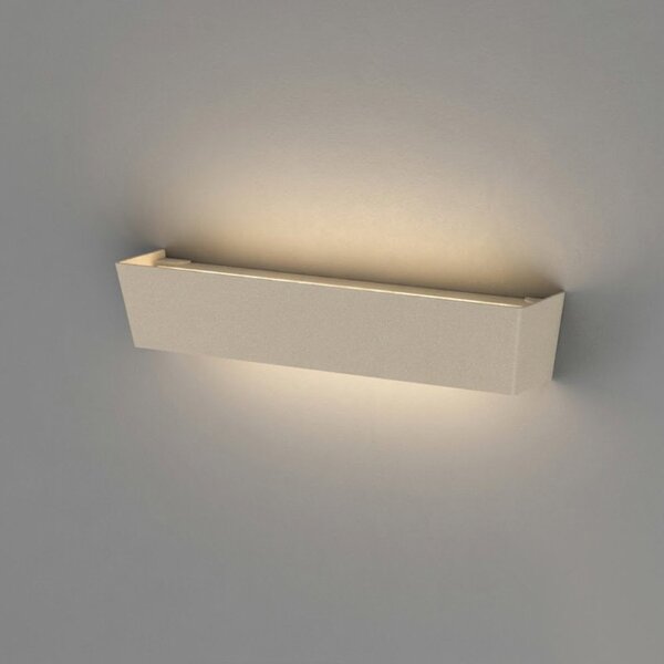 Applique moderno top light king 1235 ag led cct switch metallo biemissione - Top Light