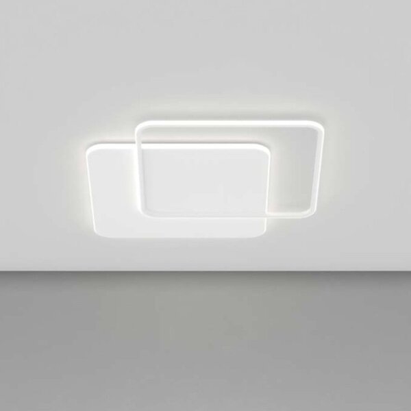 Plafoniera moderna top light earth 1241 80 led cct switch metallo - Top Light