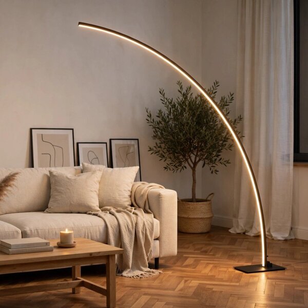 Piantana moderna top light miko 1238t led cct dimmerabile metallo - Top Light