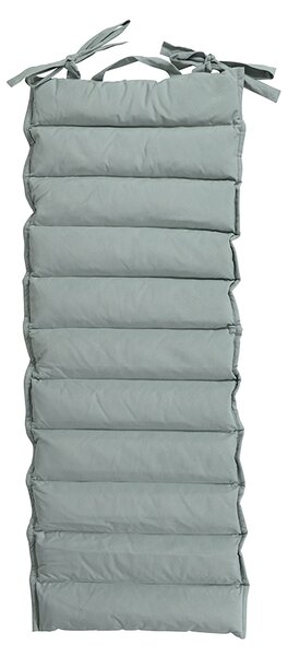 Cuscino Outdoor Imbottito Idrorepellente per Lettino da Esterno 60x180 cm in Poliestere e Policotone Verde Salvia