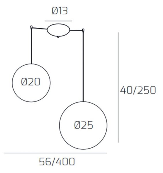 Lampadario moderno top light iris 1234 20-25+r13multi+cili-elet os e27 led metallo vetro iridescente - Top Light