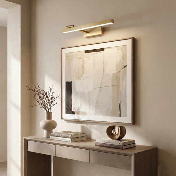 Applique da bagno LED SWE031-1W 40cm Brush Gold