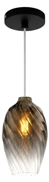 Lampadario moderno top light tide 1242 sigma + r10t1 ne e27 led metallo vetro pirex - Top Light