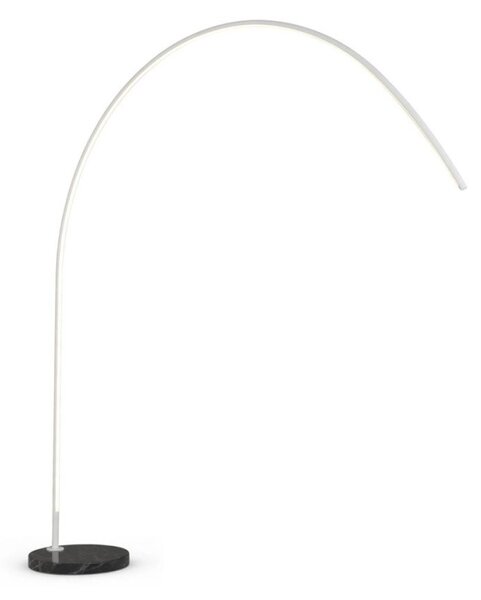Piantana moderna top light very 1239 b4ld led cct dimmerabile 3 step metallo marmo - Top Light