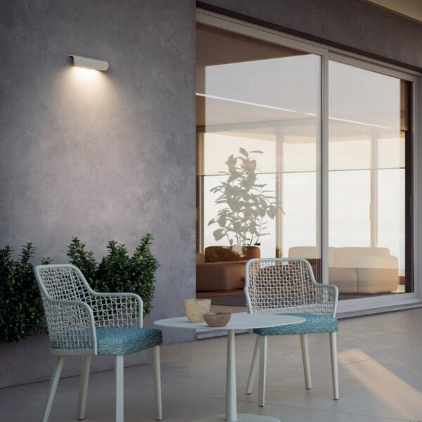 Applique led redo group lid 90997 90998 90999 ip65 cemento vetro - Redo Group